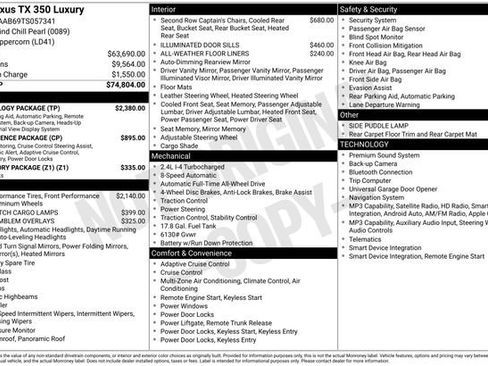 Certified 2026 Lexus TX 350 AWD w/ Technology Package image 43