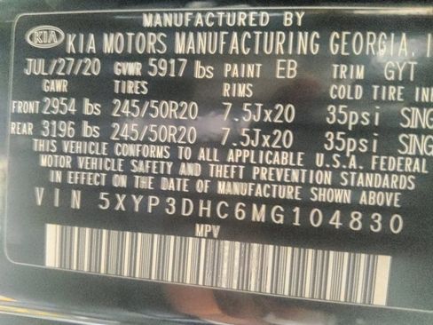 Used 2021 Kia Telluride EX w/ EX Premium Package AWD/4WD image 33