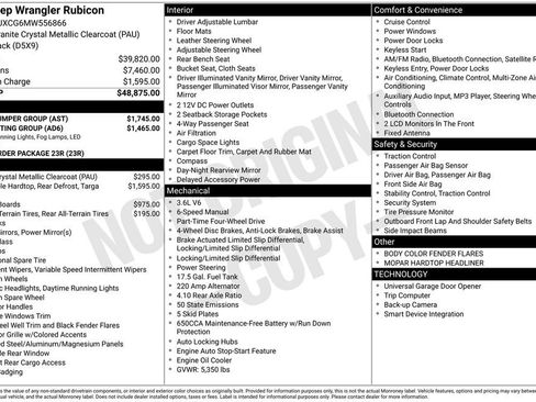 Used 2021 Jeep Wrangler Rubicon w/ Steel Bumper Group image 5