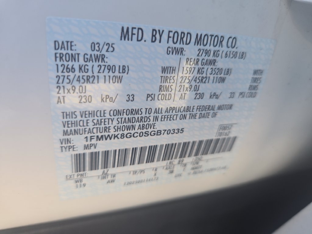 Used 2025 Ford Explorer ST w/ Sun And Sound Package AWD/4WD image 14