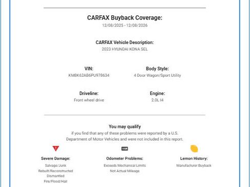 Used 2023 Hyundai Kona SEL image 32