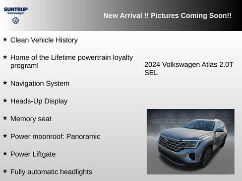 Used 2024 Volkswagen Atlas SEL AWD/4WD image 5