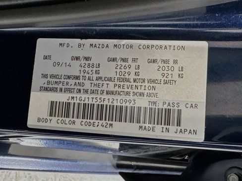 Used 2015 MAZDA MAZDA6 Touring w/ Touring Technology Package FWD image 21