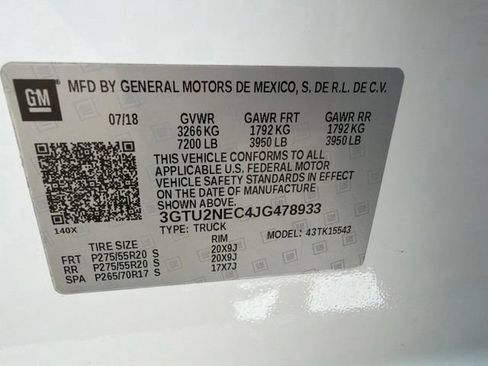 Used 2018 GMC Sierra 1500 SLT AWD/4WD image 35