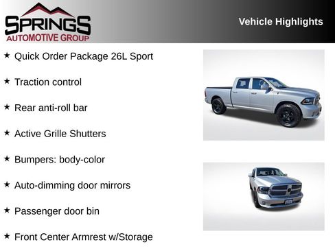 Used 2017 RAM 1500 Sport image 2