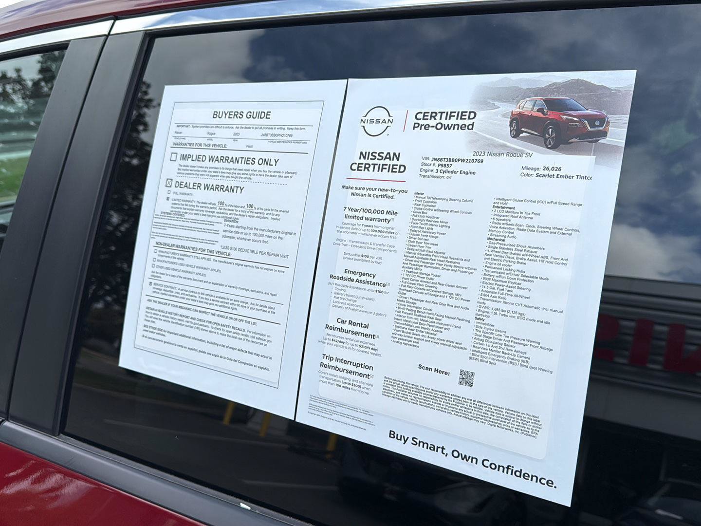 Certified 2023 Nissan Rogue SV AWD/4WD image 12