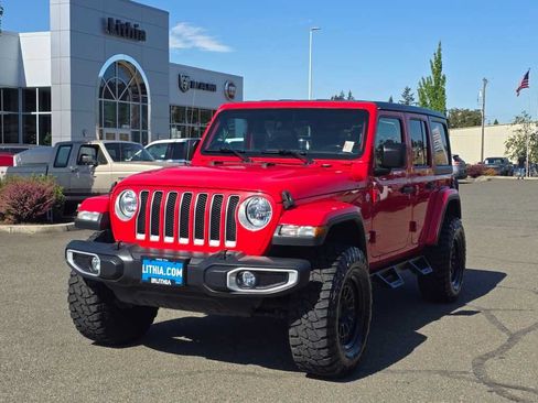 Used 2020 Jeep Wrangler Unlimited Sahara AWD/4WD image 1