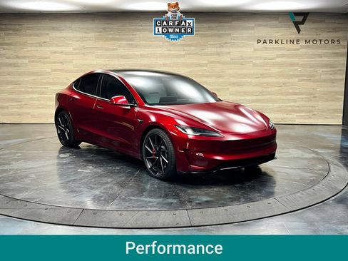 Used 2025 Tesla Model 3 Performance AWD/4WD image 1