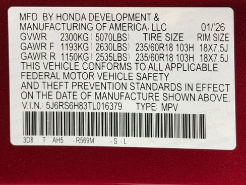 New 2026 Honda CR-V Sport-L image 22