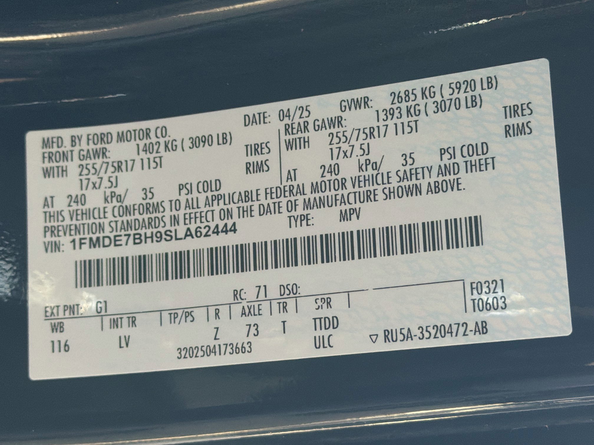 Used 2025 Ford Bronco Big Bend AWD/4WD image 12