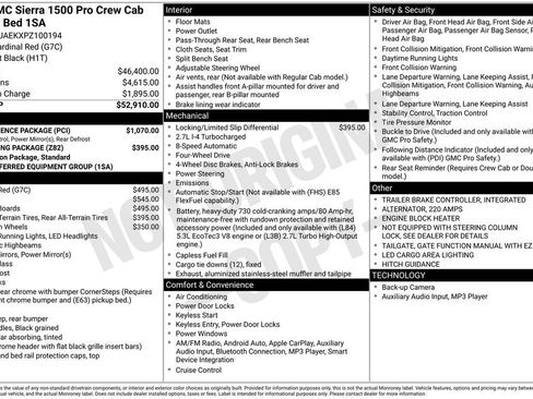 Used 2023 GMC Sierra 1500 Pro w/ Convenience Package AWD/4WD image 29