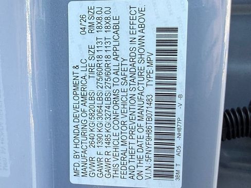 Certified 2026 Honda Passport TrailSport Elite image 30