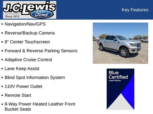 Certified 2019 Ford Ranger Lariat w/ Equipment Group 501A Mid image 28