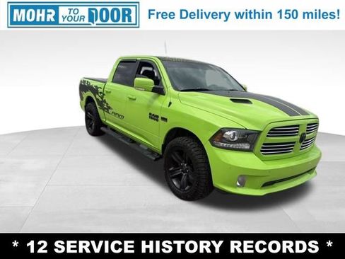 Used 2017 RAM 1500 Sport w/ Sublime Green Sport Package AWD/4WD image 10