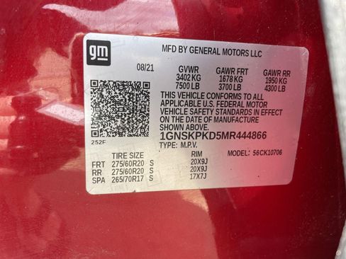 Used 2021 Chevrolet Tahoe Z71 AWD/4WD image 11