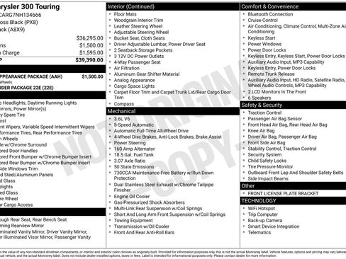 Used 2022 Chrysler 300 Touring w/ Sport Appearance Package image 3