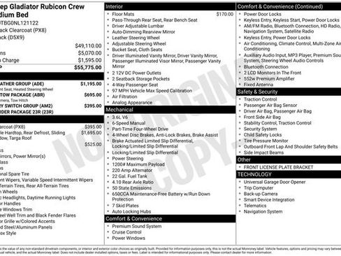 Used 2022 Jeep Gladiator Rubicon w/ Cold Weather Group image 31