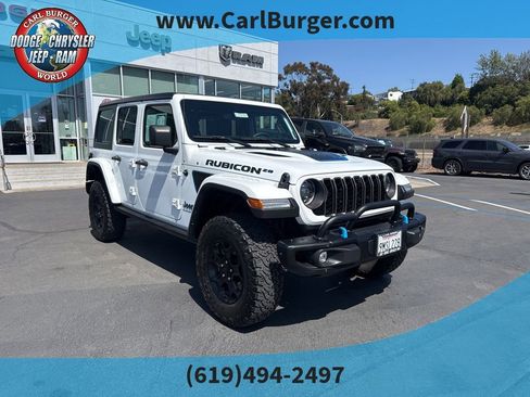 Used 2023 Jeep Wrangler Unlimited Rubicon 4xe AWD/4WD image 1