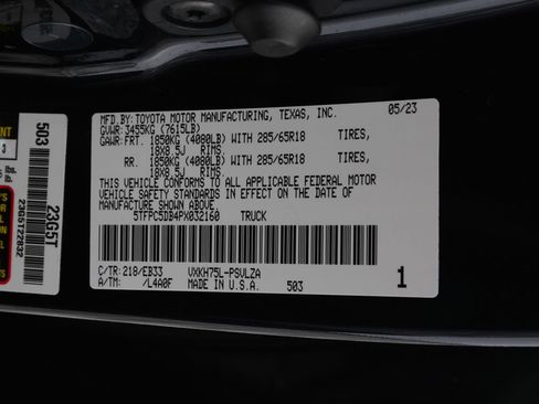 Used 2023 Toyota Tundra TRD Pro AWD/4WD image 33