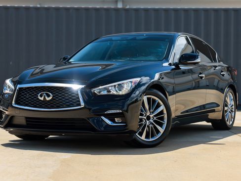 Used 2023 INFINITI Q50 Luxe w/ Cargo Package RWD image 1