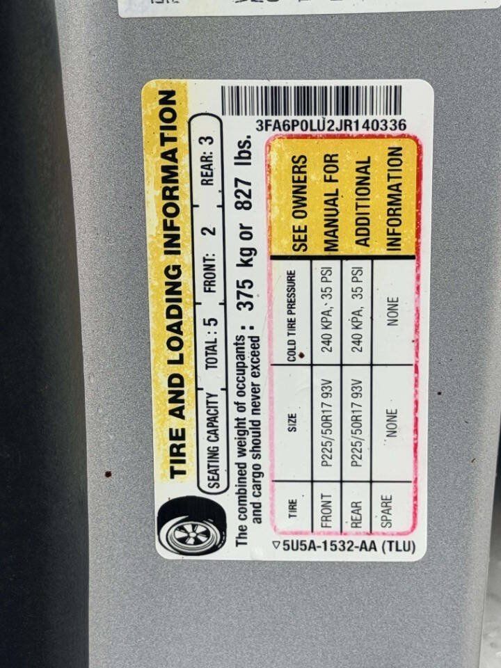 Used 2018 Ford Fusion SE FWD image 20