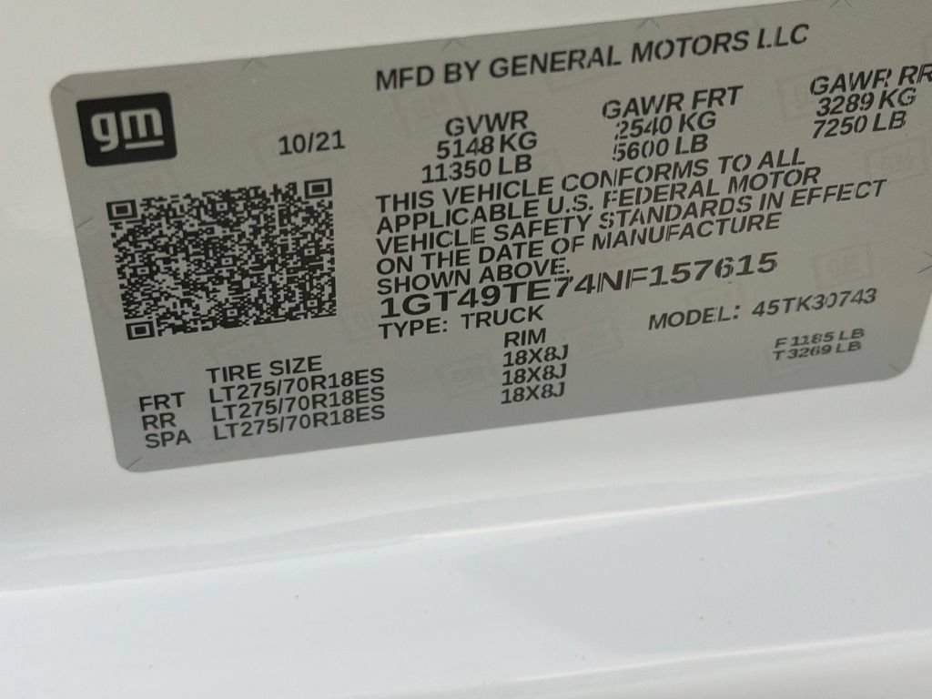 Used 2022 GMC Sierra 3500 SLE w/ SLE Convenience Package AWD/4WD image 30