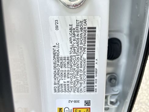 Certified 2024 Honda Accord Touring image 2