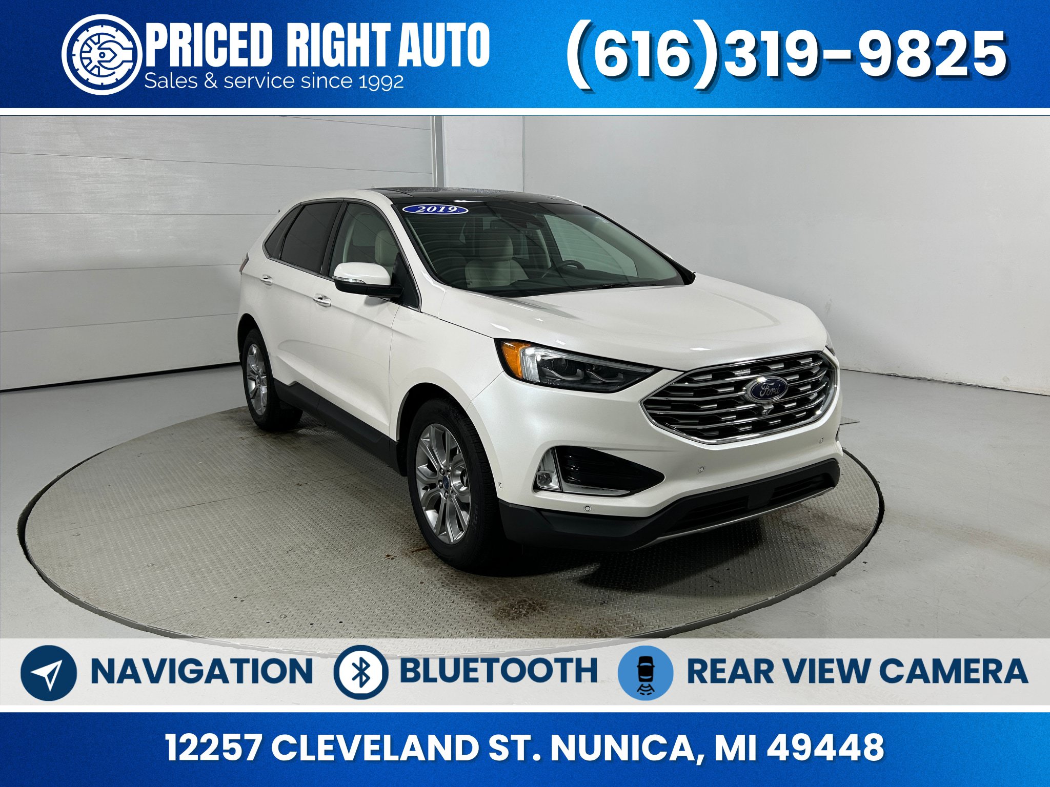 Used 2019 Ford Edge Titanium w/ Equipment Group 301A AWD/4WD image 1