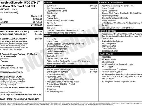 Used 2022 Chevrolet Silverado 1500 LT Trail Boss w/ LT Trail Boss Premium Package AWD/4WD image 11