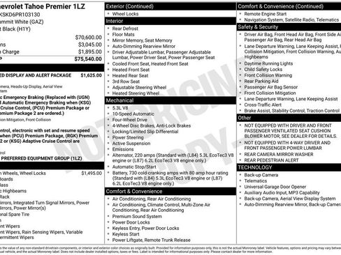 Used 2023 Chevrolet Tahoe Premier AWD/4WD image 11