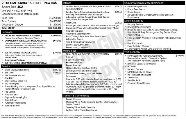 Used 2018 GMC Sierra 1500 SLT w/ Texas SLT Premium Package RWD image 6