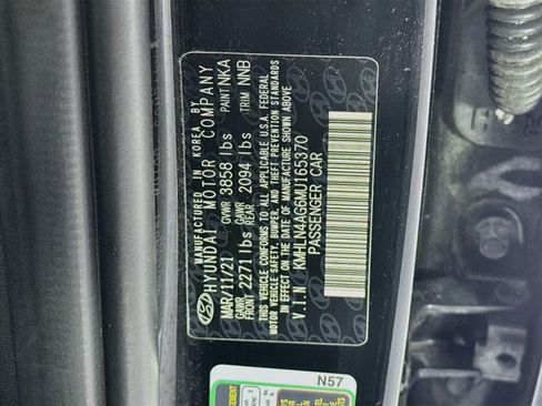 Used 2021 Hyundai Elantra SEL w/ Convenience + Premium Package FWD image 31