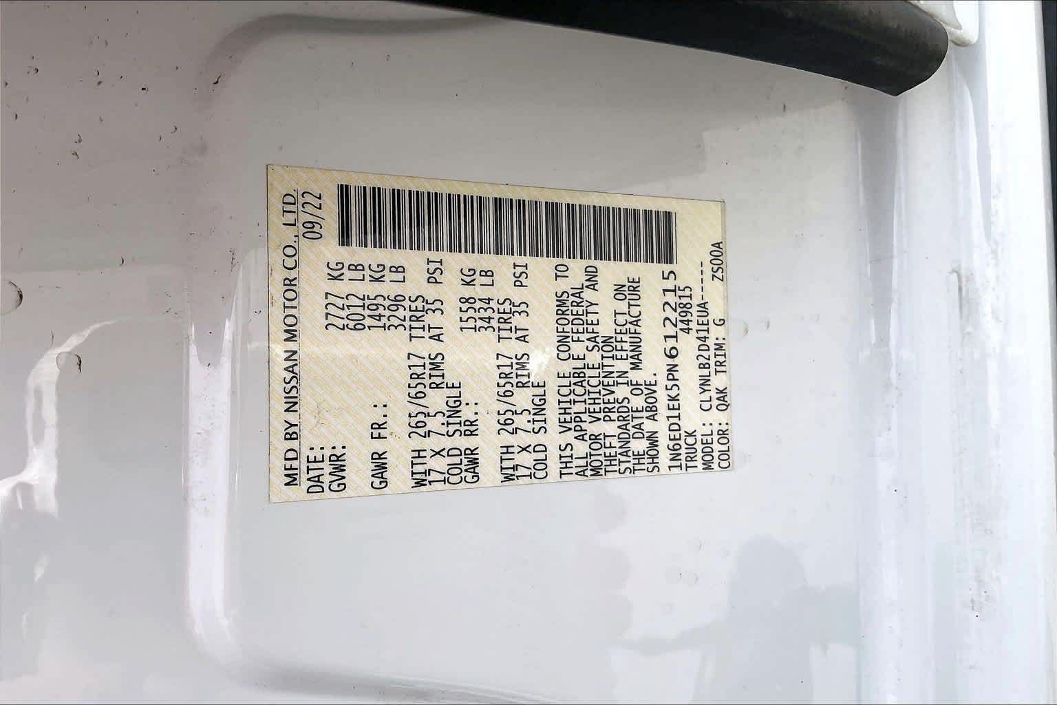Used 2023 Nissan Frontier SV AWD/4WD image 20