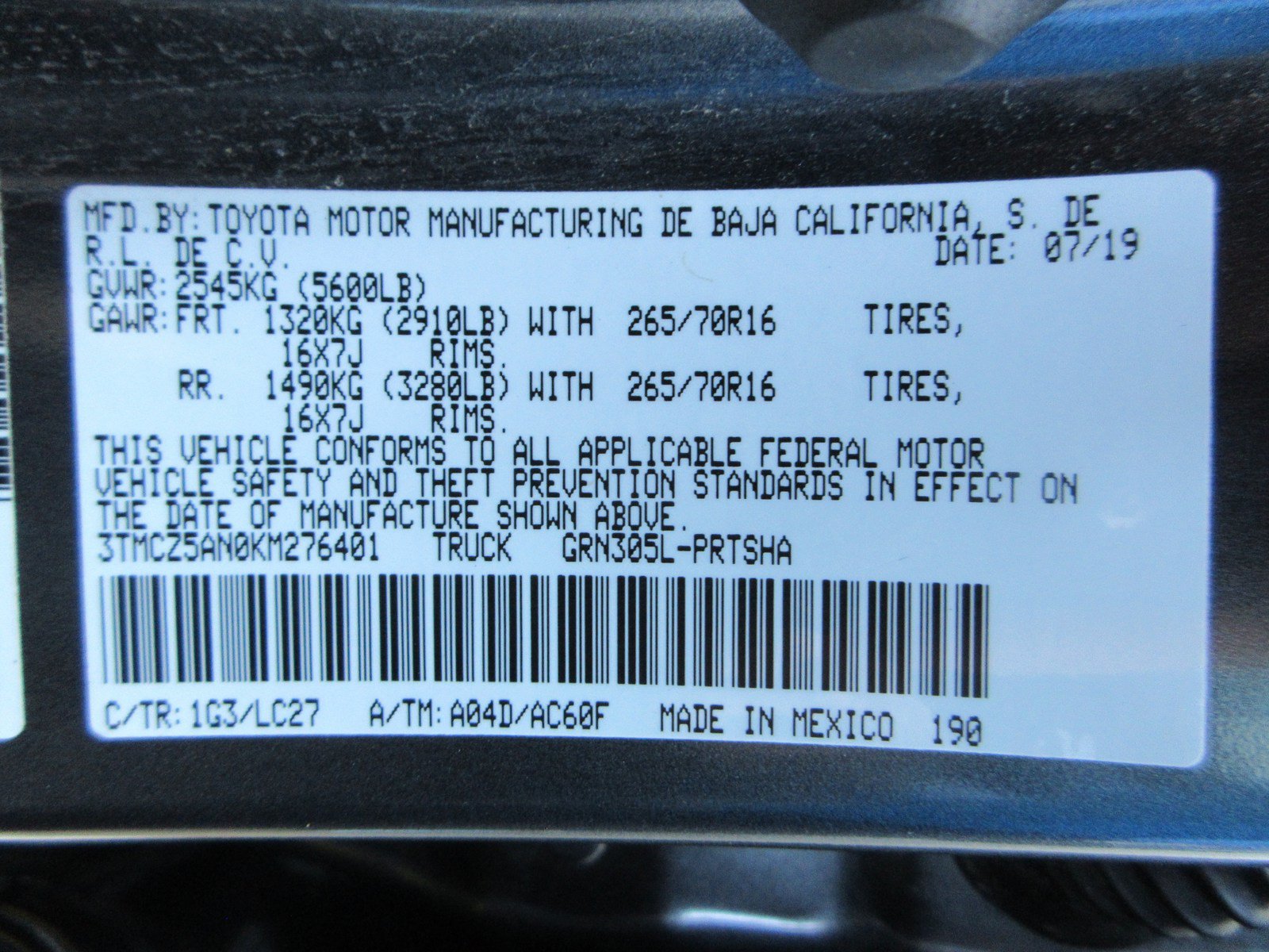 Used 2019 Toyota Tacoma TRD Off-Road AWD/4WD image 52