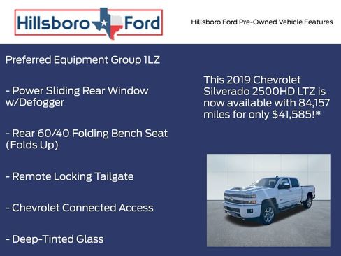 Used 2019 Chevrolet Silverado 2500 LTZ w/ Duramax Plus Package image 3