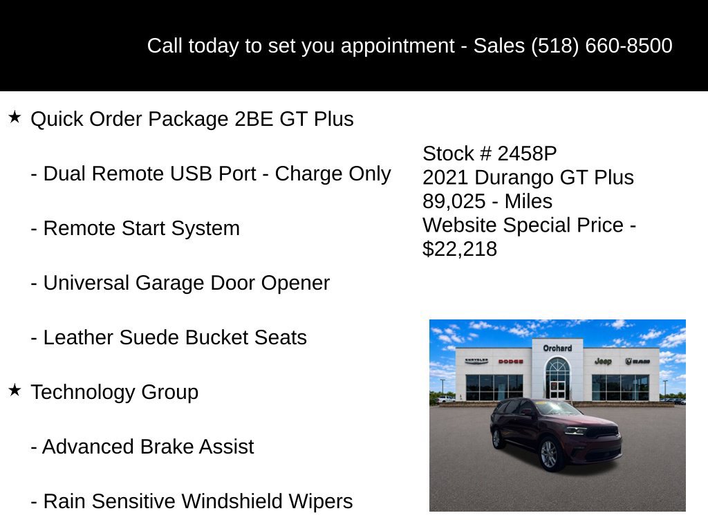 Used 2021 Dodge Durango GT RWD image 15