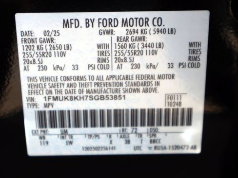 Used 2025 Ford Explorer ST-Line AWD/4WD image 37