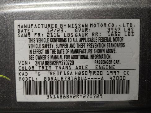 Used 2024 Nissan Sentra S FWD image 33