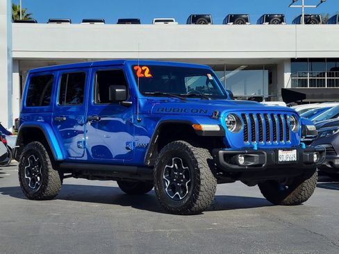 Used 2022 Jeep Wrangler Unlimited Rubicon 4xe w/ Steel Bumper Group AWD/4WD image 33
