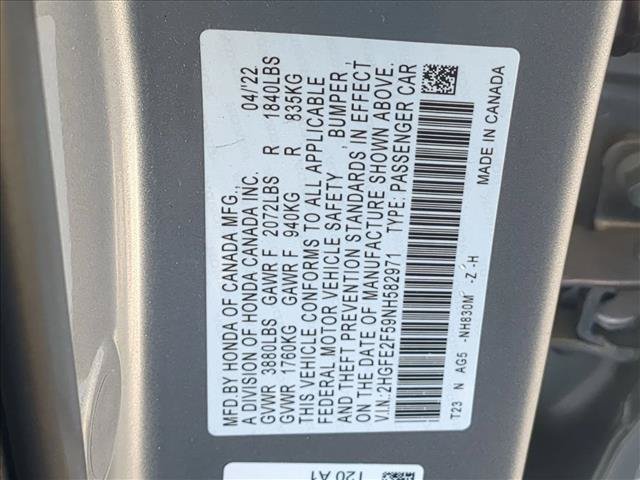 Used 2022 Honda Civic Sport image 23