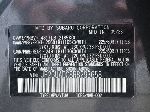 Certified 2024 Subaru Crosstrek 2.0i Premium w/ Popular Package #4 AWD/4WD image 35