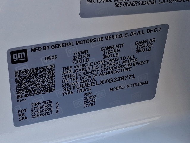 New 2026 GMC Sierra 1500 AT4 w/ Technology Package AWD/4WD image 18