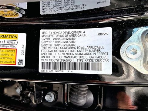 Certified 2025 Honda Accord Sport image 14