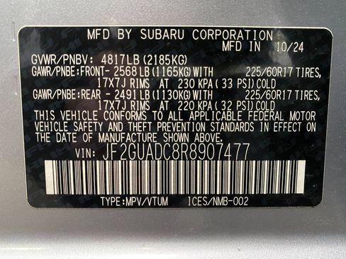 Used 2024 Subaru Crosstrek 2.0i Premium image 31