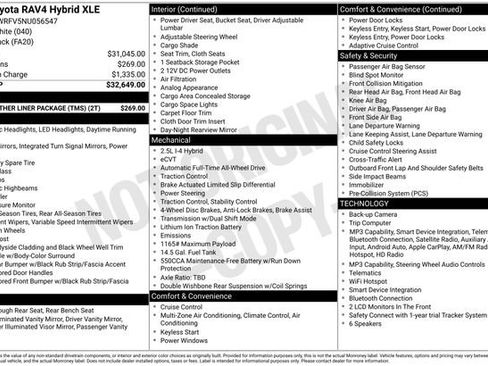 Certified 2022 Toyota RAV4 XLE AWD/4WD image 30