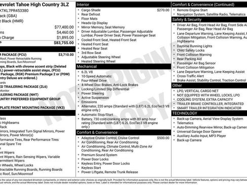 Used 2023 Chevrolet Tahoe High Country w/ Premium Package image 41