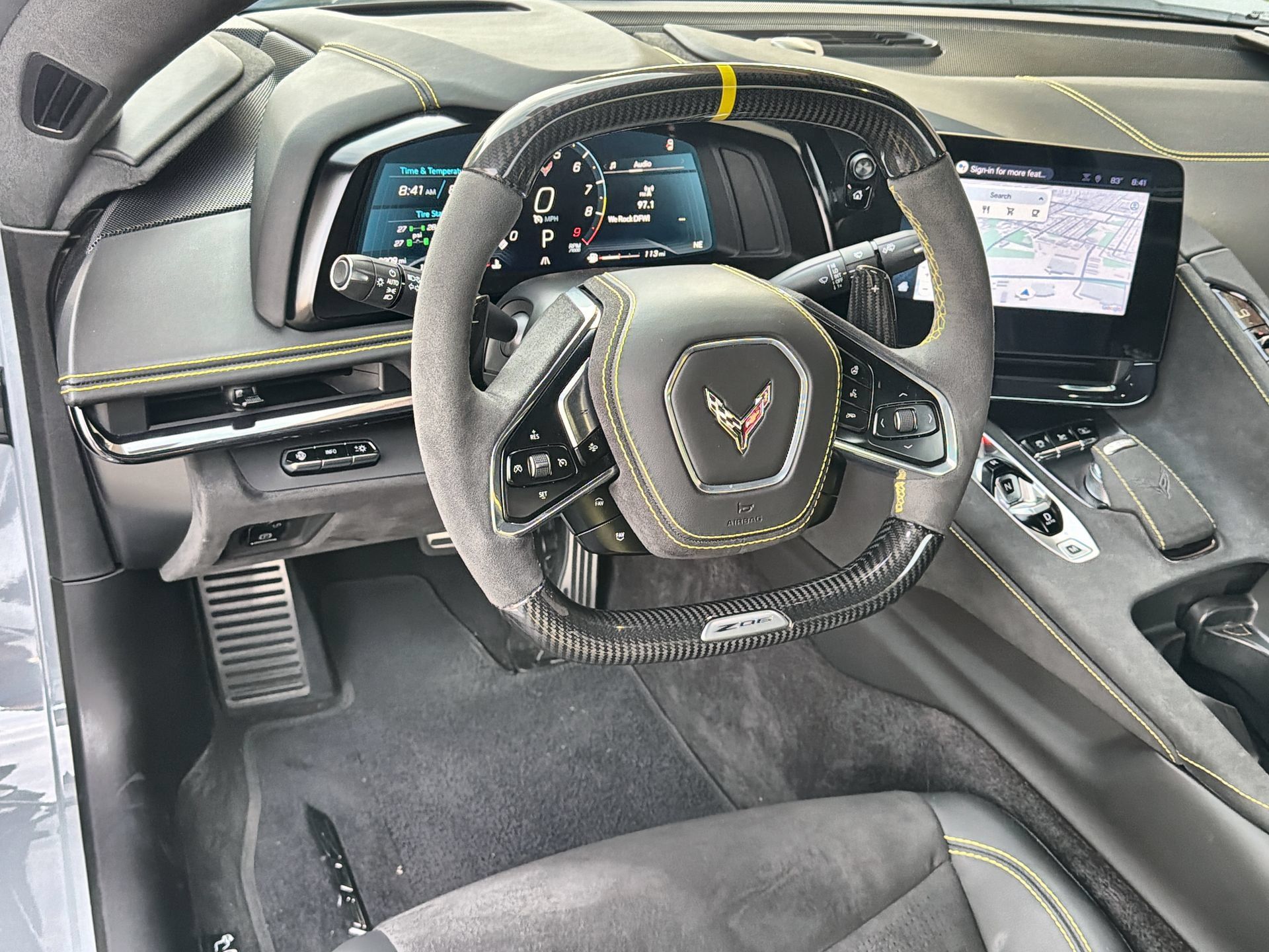 Used 2024 Chevrolet Corvette Z06 w/ Stealth Interior Trim Package RWD image 14