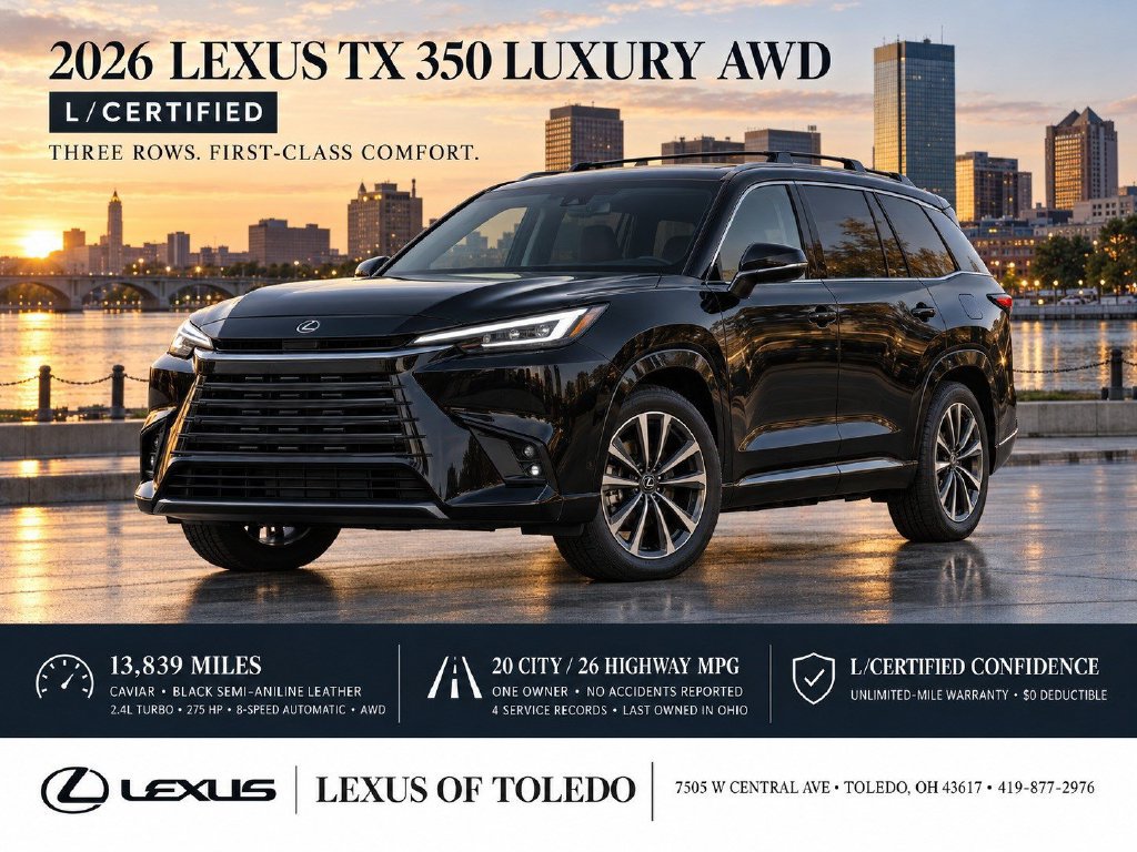 Certified 2026 Lexus TX 350 AWD w/ Technology Package image 3