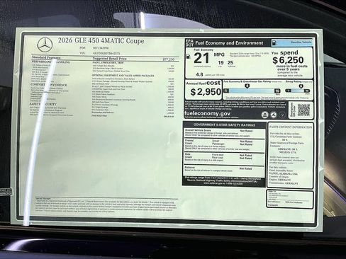 New 2026 Mercedes-Benz GLE 450 4MATIC Coupe image 18