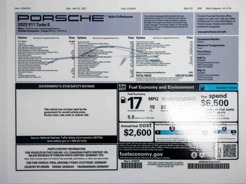Used 2022 Porsche 911 Turbo S AWD/4WD image 54
